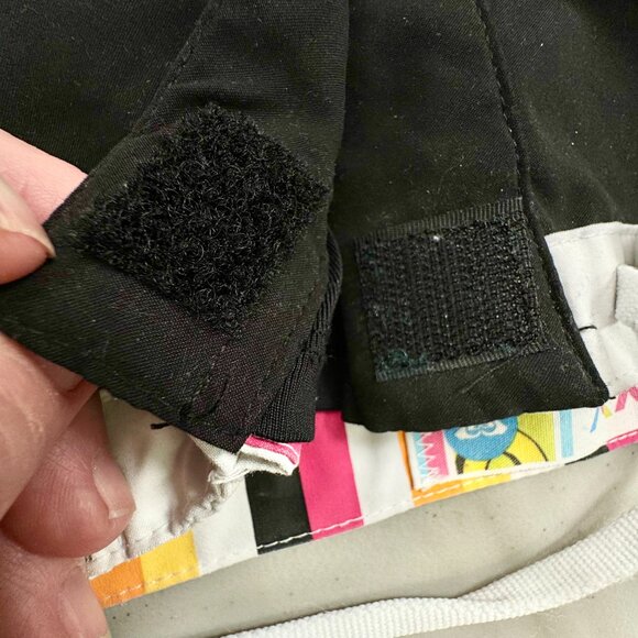 ROXY WOMEN'S BOARD SHORTS BLACK WITH WHITE TRIM SIZE 5 JUNIORS - Picture 10 of 14